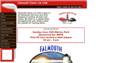 Desktop Screenshot of falmouthclassiccarclub.com